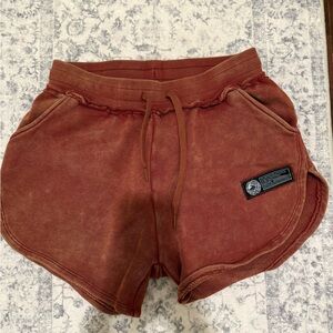 Alphalete Rust Brown Women Shorts